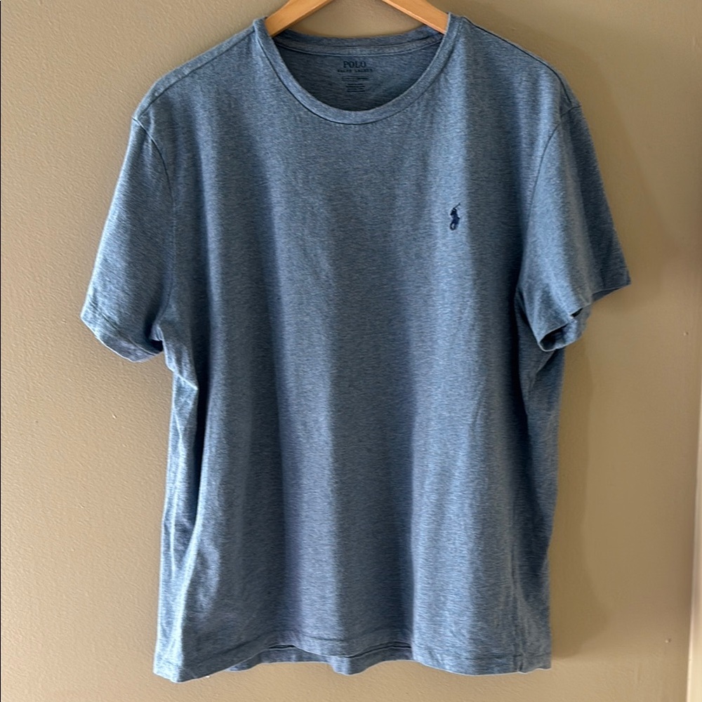 Polo Ralph Lauren Men's Classic Fit Crew Neck Blue T-Shirt